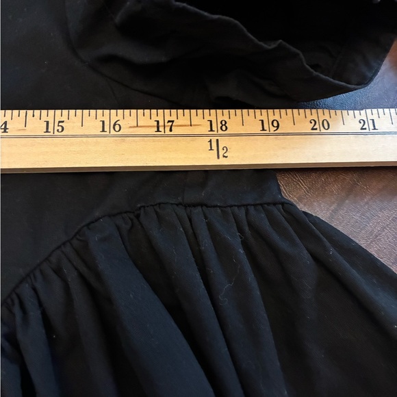 NWOT Pomander Place Black Cotton Shirt With Ties in the Back. Size Small - Picture 7 of 8